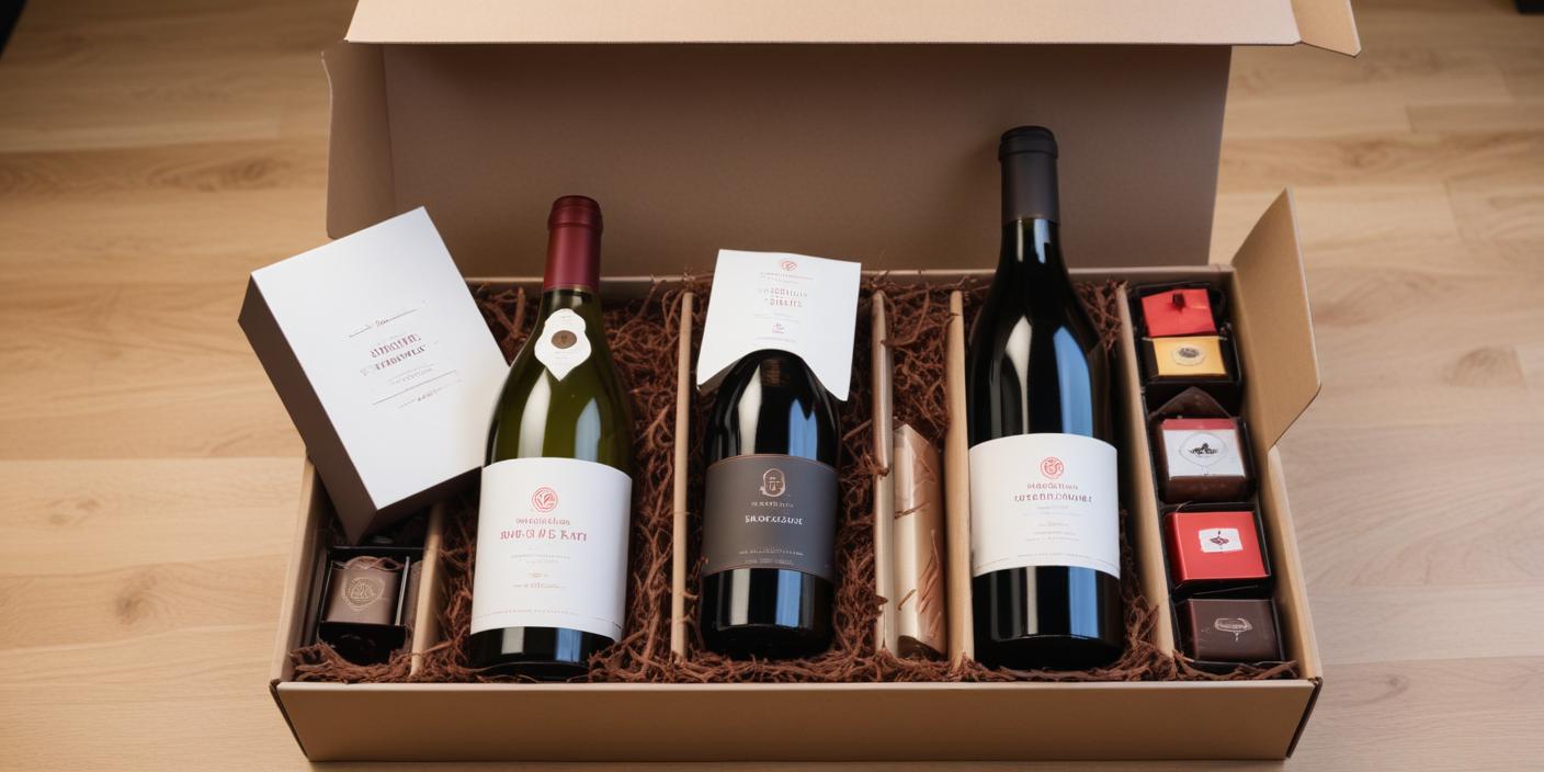 Elegante Wein-Geschenksets für Kunden